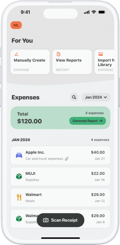 Sim Expense App